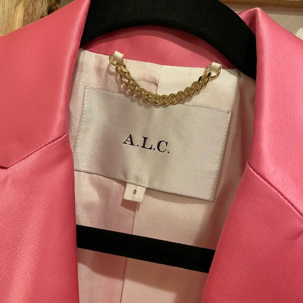 A.L.C. Riley Jacket Oversized Blazer in Chateau Rose Pink Size 0